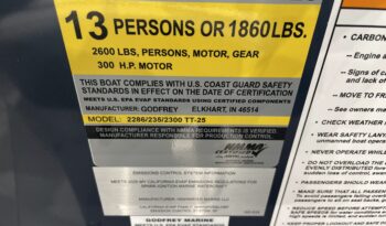 2025 Godfrey Sweetwater 2286SB Tritoon full