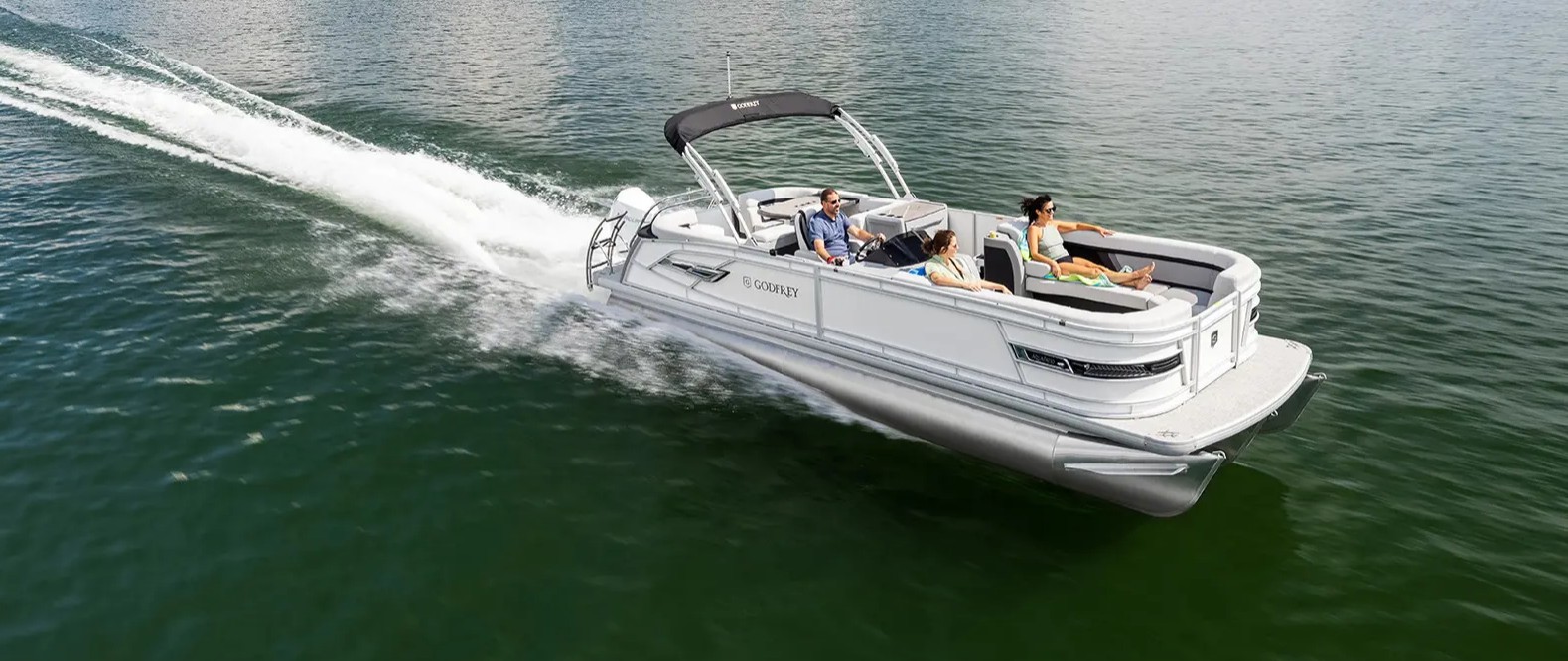 New Godfrey AquaPatio Entertainment Pontoon Boats For Sale
