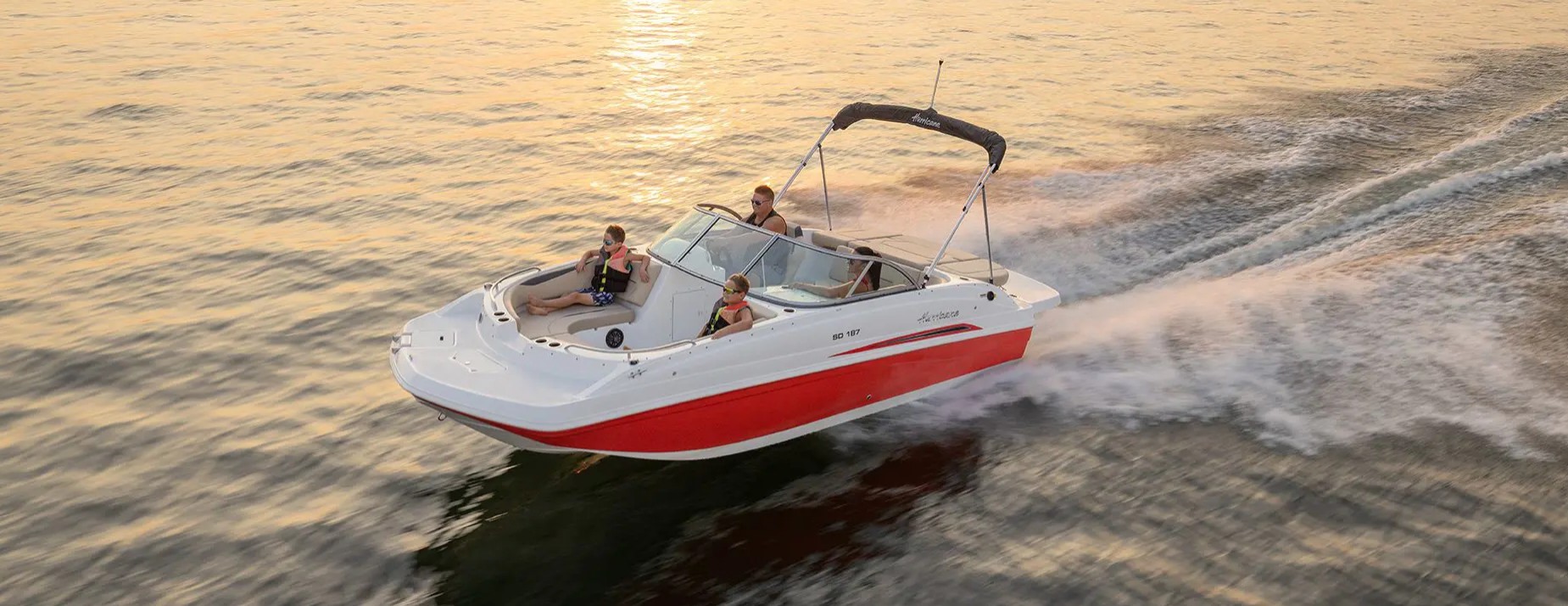 New Hurricane Inboard/Outboard Sterndrive SunDeck Boats For Sale 