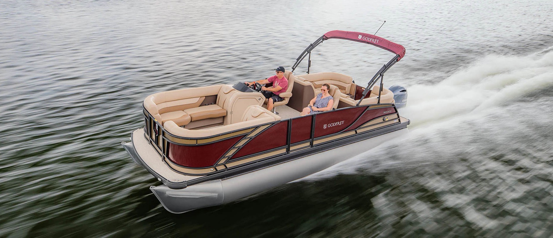 New Godfrey Monaco Split Bench Pontoon Boats For Sale
