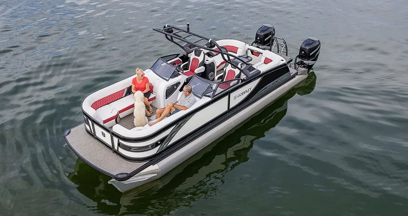 New Godfrey SanPan Split Bench Pontoon Boats For Sale
