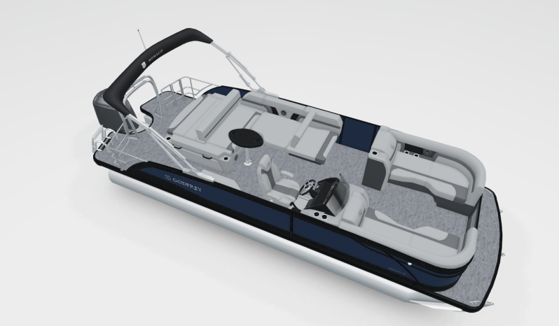 2027 Godfrey Monaco 235SFL Tritoon full